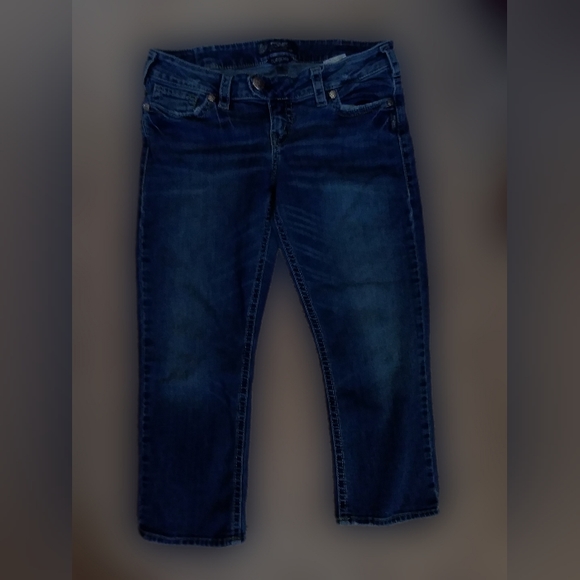 COPY - Silver capri jeans W31-L22 - Picture 2 of 8